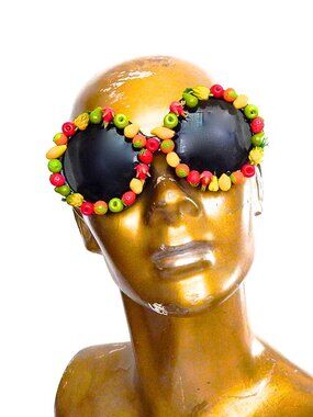 GASOLINE GLAMOUR FRUIT PUNCH DONOVAN SUNGLASSES 🍓🍋🍊🥭🍐🍍🍎🍏